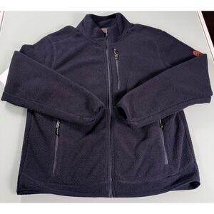 Free Country Vintage Fleece Blue jacket Full Zip Mens‎ L/G